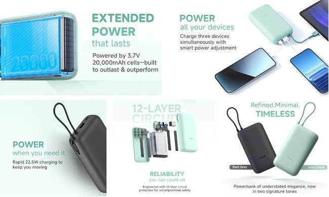 Xiaomi Compact Power Bank 20000mAh